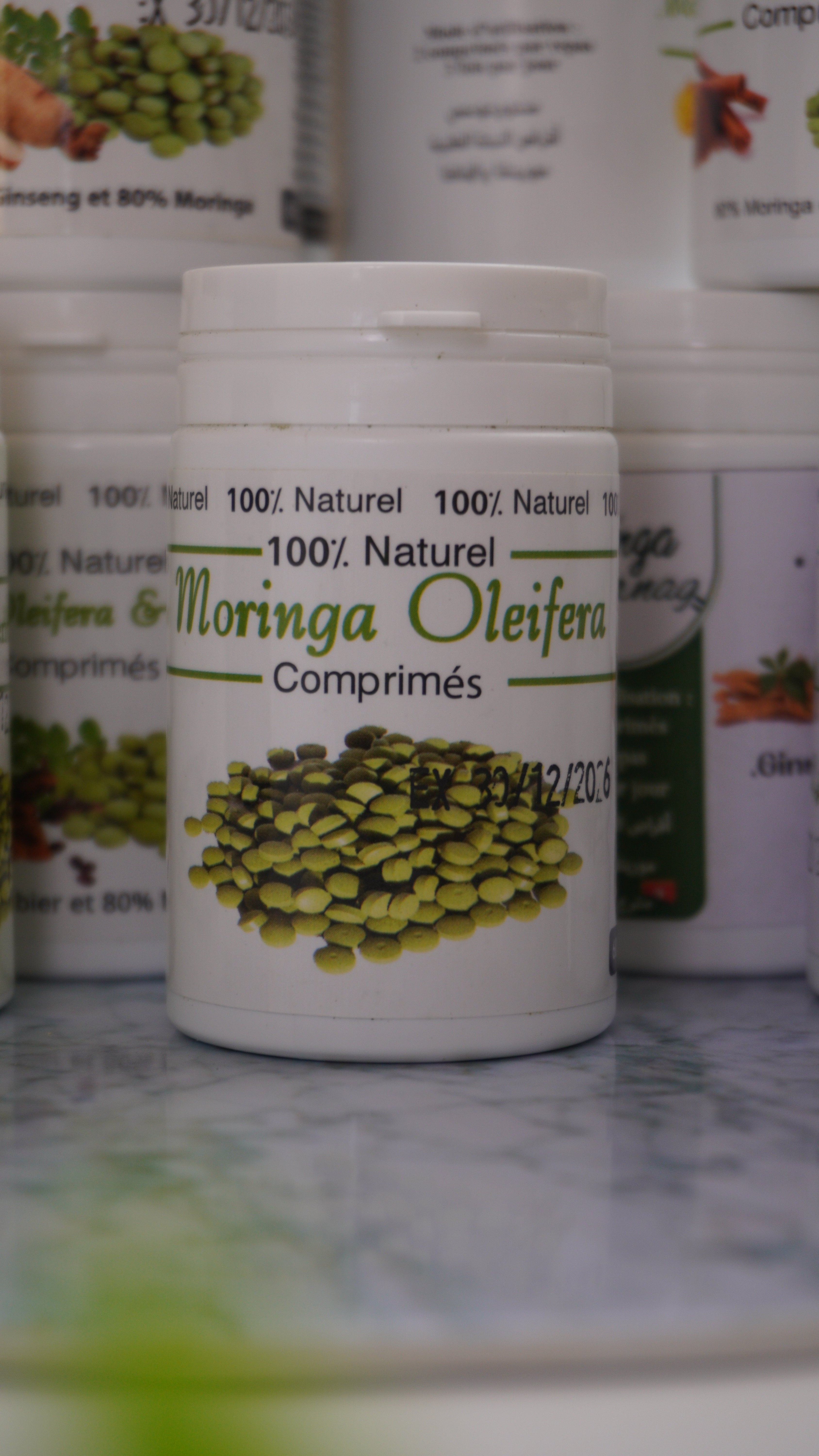 Comprimés de Moringa brut