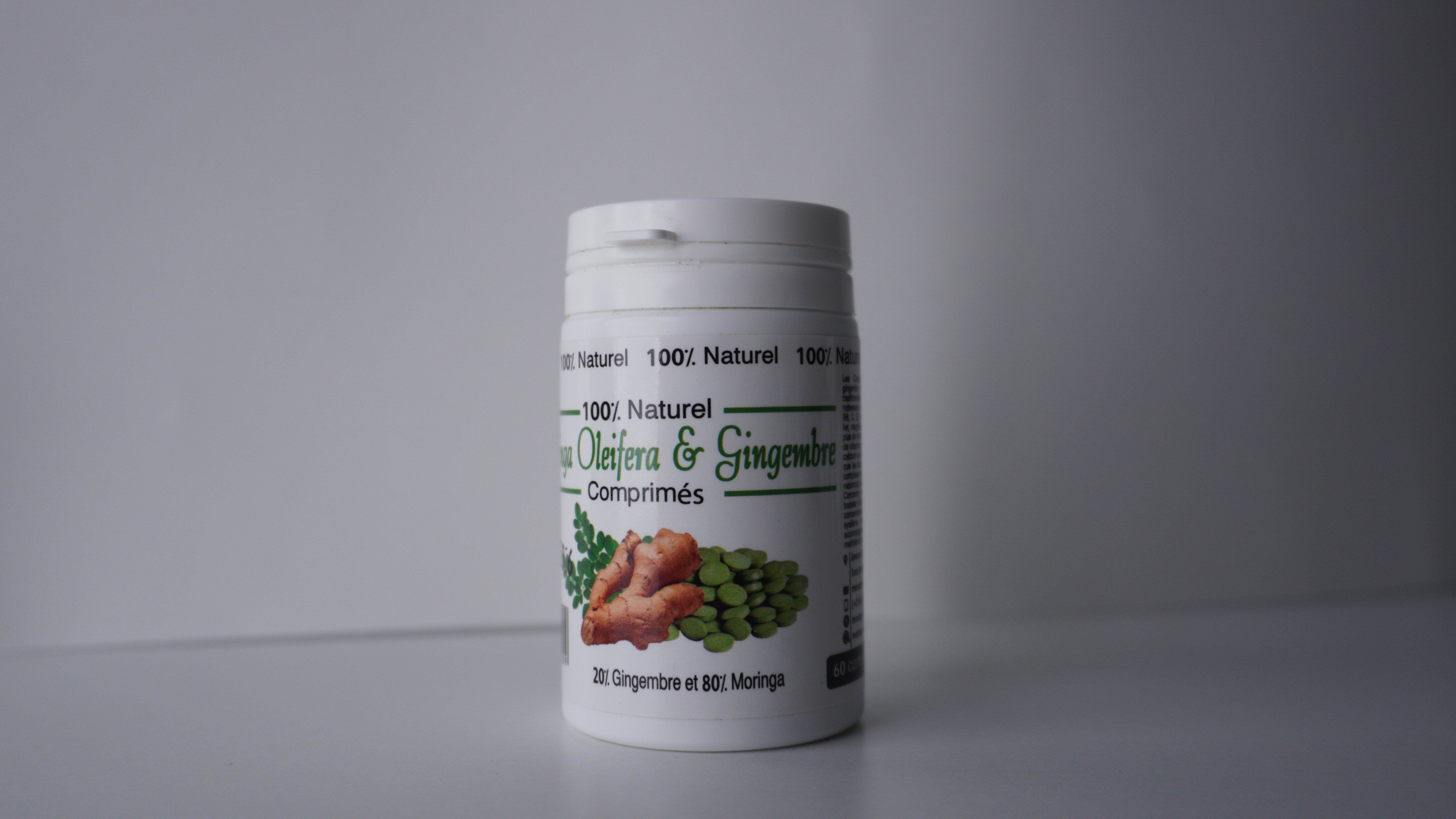 Comprimés Moringa et Gingembre